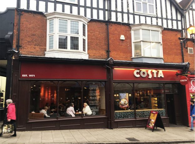 Costa BIshops Stortford