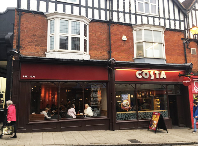 Costa BIshops Stortford